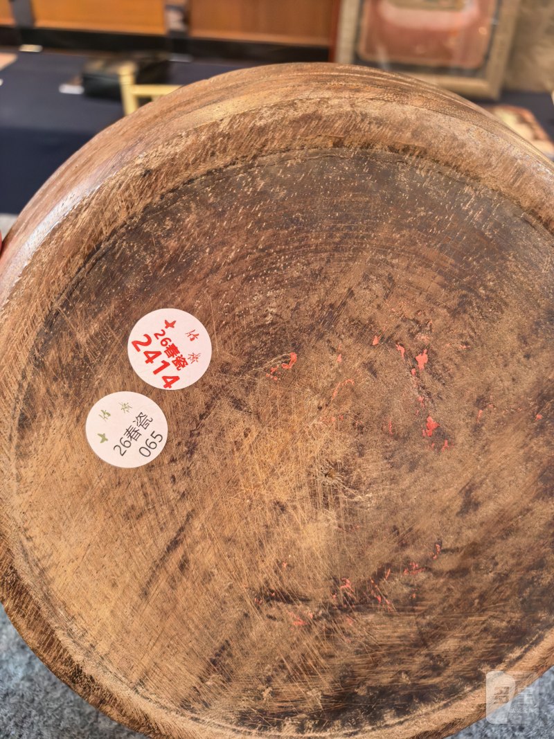 明 黄花梨香盘 - 图11